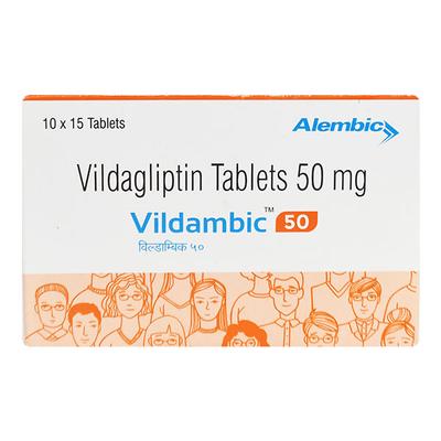 VILDAMBIC 50 Tablet 15's - Diabetes-Ant