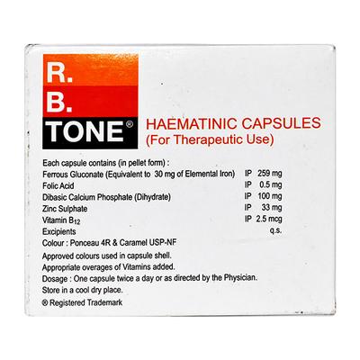 R B Tone Capsule 15'S - Supplements-Vam