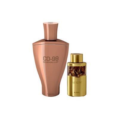 Ajmal CD 99 Mukhallat Concentrated Perfume Oil Floral Oriental Attar And Aurum Concentrated Perfume Oil Fruity Floral Attar 24 ml - Deodorants/Roll-Ons