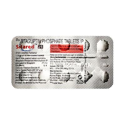SITARED 25 Tablet 10's - Diabetes-Ant
