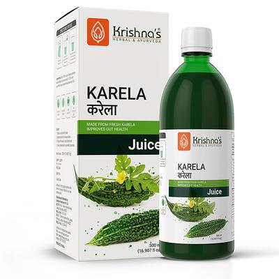 Krishna's Herbal & Ayurveda Karela Juice 500 ml - Ayurvedic Juices