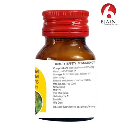 Bjain Hypericum Perforatum 1X Tablets 25 gm - Personal Care(Homeopathy)