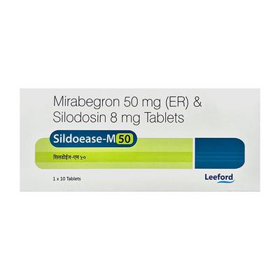 SILDOEASE M 50 Tablet 10's - Bladder And Prostate Disorders-Dru