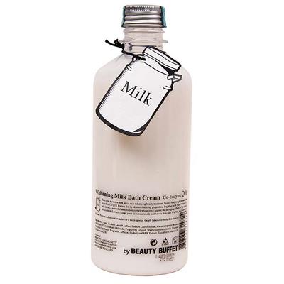 Scentio Milk Plus Organic Whitening Q10 Bath Cream 450 ml - Shower Gels & Body Wash