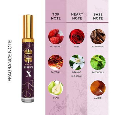 Ajmal Essence X Long-Lasting Concentrated Perfume Gift For Men And Women 10 ml - Deodorants/Roll-Ons