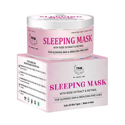 TNW The Natural Wash Sleeping Mask For Glowing Skin And Reducing Fine Lines 50 gm - Masks & Peels