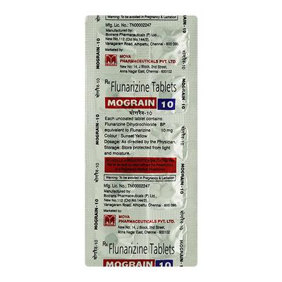 MOGRAIN 10mg Tablet 10's - Vertigo-Ant