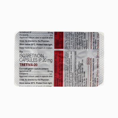 Tretiva 20mg Capsule 10'S - Acne-Acn