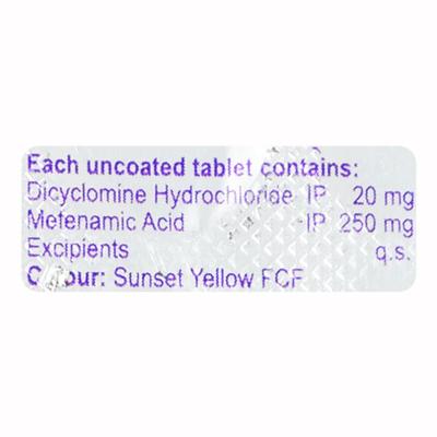 Cyclomeff Tablet 10'S - Muscle Spasm-Ant