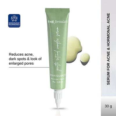 The Formularx Gentle Retinol Night Serum for Acne, Dark Spots, Enlarged Pores & Anti-Aging 30 gm - Face Serum