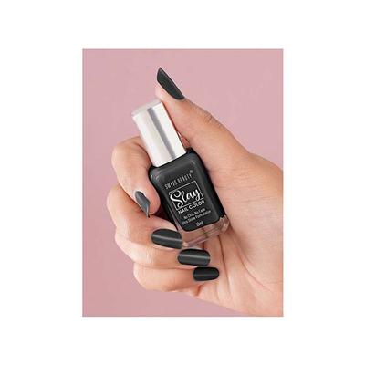 Swiss Beauty Slay Nail Color, Shade - Mid Night 13 ml - Nail Polish