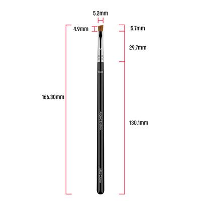 Miss Claire M33 - Angled Eyeliner Brush (S) (Chrome) 1's - Eye Brush