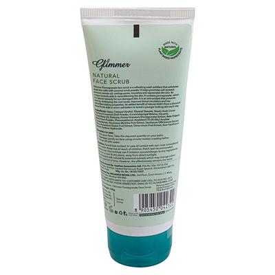 GLIMMER NATURAL FACE SCRUB POMEGRANATE 100 gm - Face Scrubs