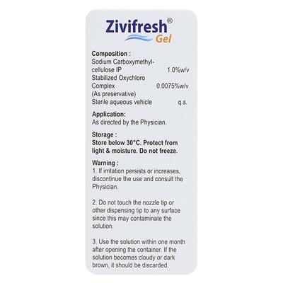 ZIVIFRESH Eye Gel 10ml - Dry Eye-Olt