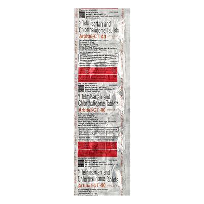 Arbitel CT 40mg Tablet 10'S - Hypertension-Ang