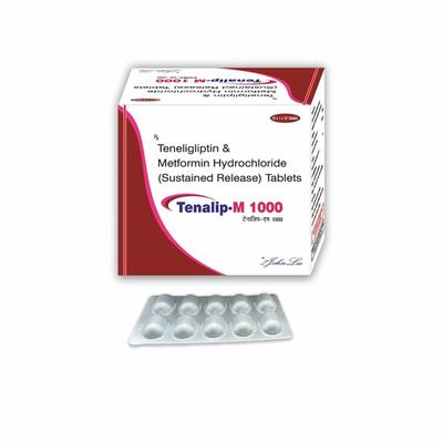 TENALIP M 1000 Tablet 10's - Diabetes-Ant