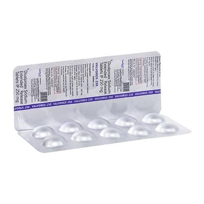 Valvorex 250mg Tablet 10'S - Epilepsy/Convulsion-Ant