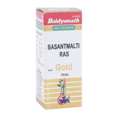 Baidyanath Basantmalti Ras with Gold Pearl Tablet 10's - Speciality Medicines