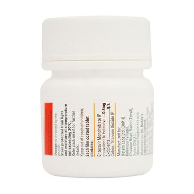 Entaliv 0.5mg Tablet 30'S - Viral infections-Ant