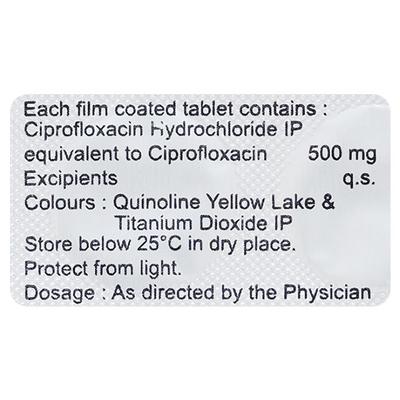Ciprobid 500mg Tablet 10'S - Bacterial Infections-Qui