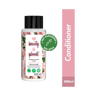Love Beauty And Planet Murumuru Butter and Rose Paraben Free Blooming Colour Conditioner 400 ml - Conditioners