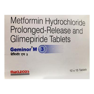 GEMINOR M 3 Tablet 15's - Diabetes-Ant