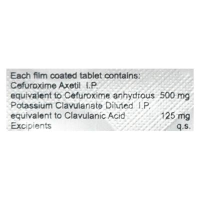 CEFUDIF CV 625 Tablet 6's - Bacterial Infections-Cep