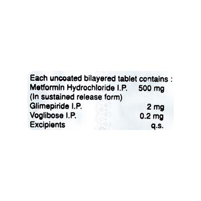 Trivoglitor 2mg Tablet 10'S - Diabetes-Ant