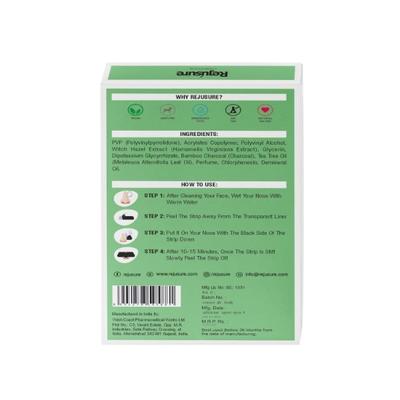 Rejusure Deep Cleansing Nose Strips with Charcoal 5's - Face Wash & Cleansers