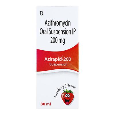 AZIRAPID 200mg Oral suspension 30ml - Bacterial Infections-Mac
