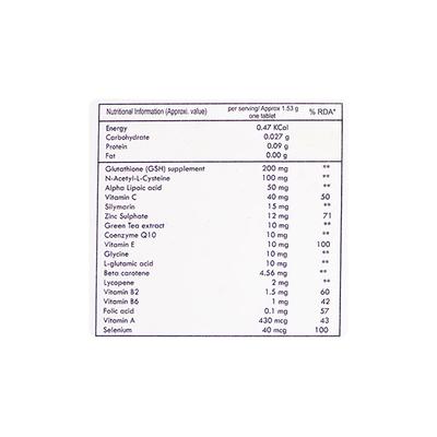 ECGLOW G Tablet 10's - Supplements-Vam