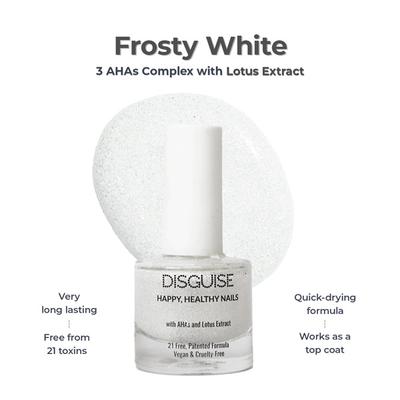 DISGUISE HAPPY HEALTHY NAIL POLISH, Frosty White 130 9 ml - Nail Polish