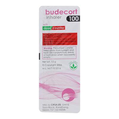 Budecort 100 with Dose Counter Inhaler 200Md - Asthma/COPD-Ast