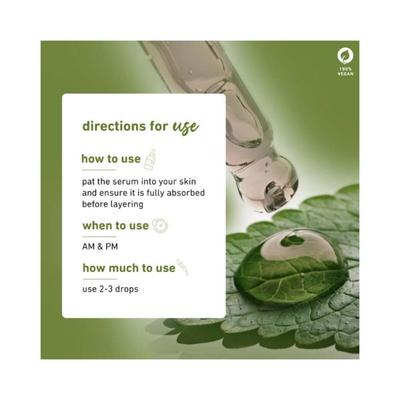 Plum Green Tea Zinc Complex 3% Serum With AcnacidolTM BG natural AHAs Fights Pimples Tightens Pores Controls Oil 30Ml - Toners