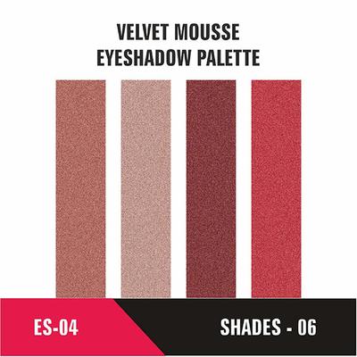 Half N Half Velvet Mousse Eyeshadow Palette, Multicolor - 06 3.2 gm - Eye Shadow Palettes