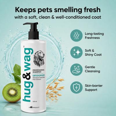 Hug & Wag Deodorising Shampoo 225 ml - Pet Grooming