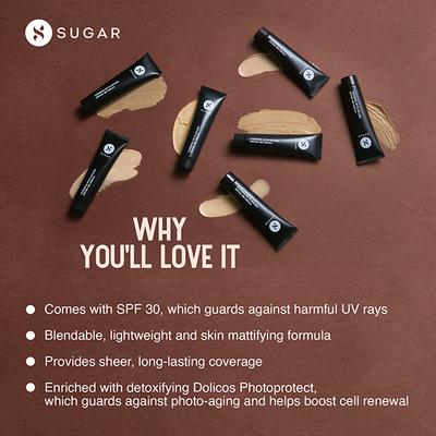 SUGAR Cosmetics Goddess Of Flawless SPF30+ BB Cream - 42 Glace (Medium Beige) 25 ml - Bb & Cc Creams