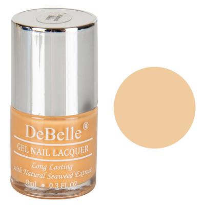 DeBelle Gel Nail Lacquer Almond Blush Orange Brown Nail Polish 8 ml - Nail Polish