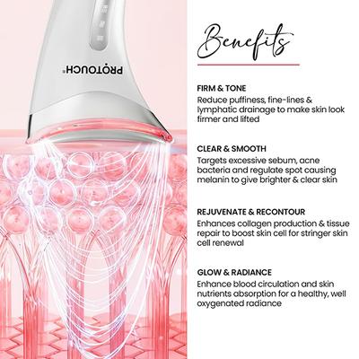 Protouch Skin Lift Combo, Skin lift Device & Recovery Drops, Facial Massager for Youthful Bright Uplifted Glowing Facial at Home 1's - Others