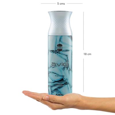 Ajmal Sacred Love & Carbon & Avid & Raindrops Deodorant Spray- For Men (Pack Of 4) 200 ml - Men Perfumes (Edt/Edp)