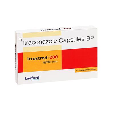 ITROSTRED 200mg Capsule 10's - Fungal Infections-Anf