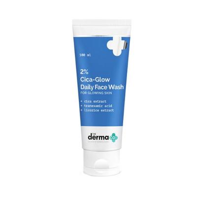 The Derma Co. 2 Percent Cicaglow Daily Face Wash For Glowing Skin 100 ml - Face Washes