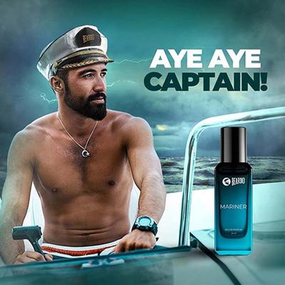 Beardo Mariner Edp for Men Eau De Parfum Long Lasting Perfume Day Time Fragrance Aqua Notes 20 ml - Men Perfumes (Edt/Edp)