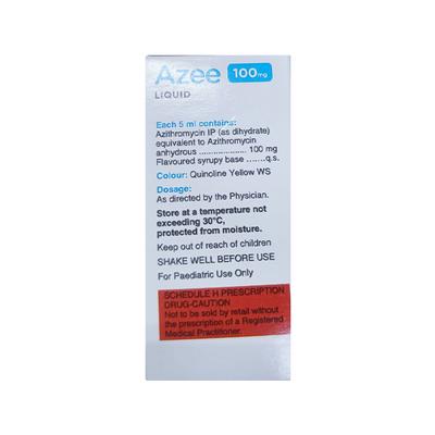 AZEE 100MG PEPPERMINT & ORANGE FLAVOUR Liquid 15ml - Bacterial Infections-Mac