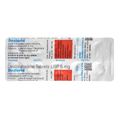 Dezlorid 5mg Tablet 10'S - Allergies-Ant