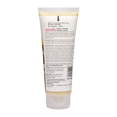 Skinella Face Scrub - Honey Oats 100 gm - Face Scrubs