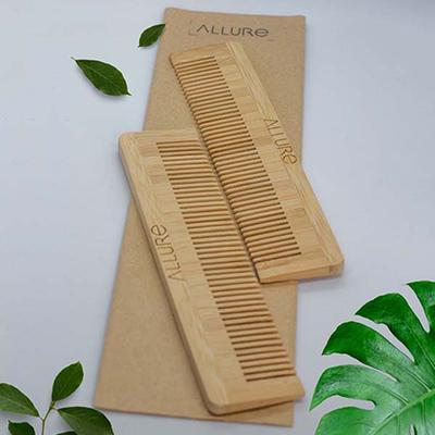 Allure Bamboo Comb (CB-02) 2's - Hair Combs
