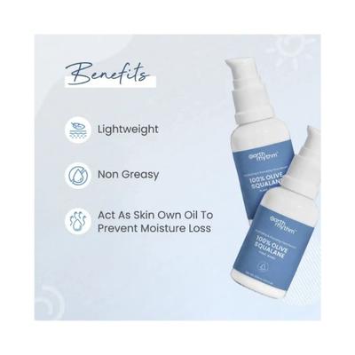 Earth Rhythm 100 Percent Squalane Plant Based Hydrating And Plumping Serum 30 gm - Face Serum