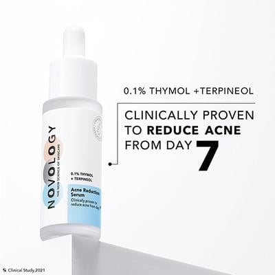 Novology Acne Clearing Serum with Thymol and Terpineol - Non-Drying, Non-Irritating 28 ml - Face Serum