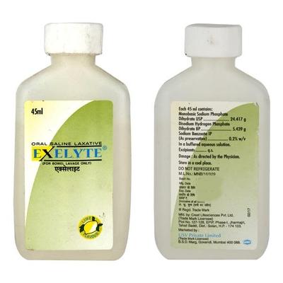Exelyte Liquid 45ml - Constipation-Lax